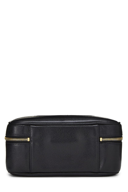 Chanel, Pre-Loved Black Caviar Lunch Box Vanity, Black