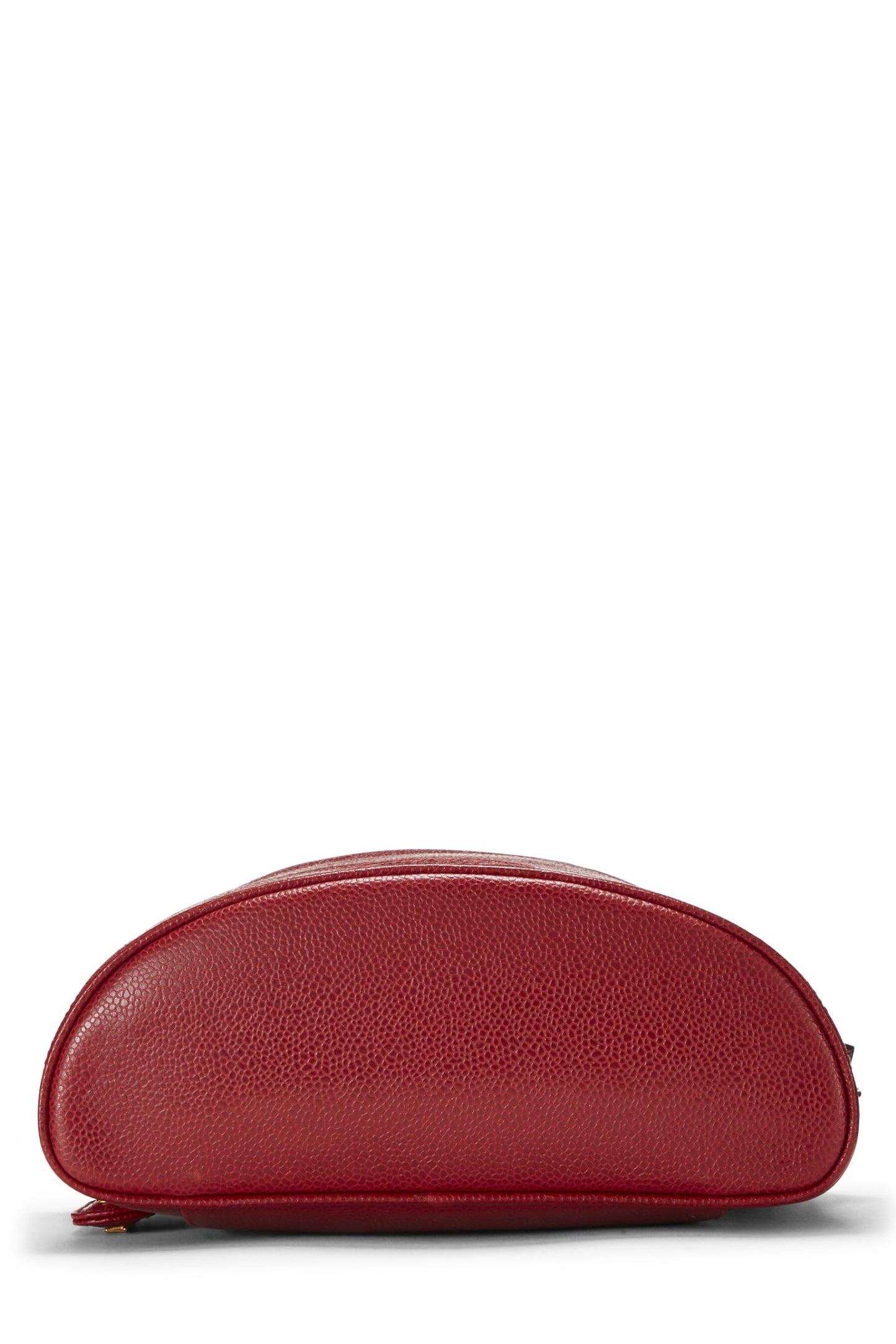 Chanel, sac pour jumelles Red Caviar 3 'CC' de taille moyenne, rouge