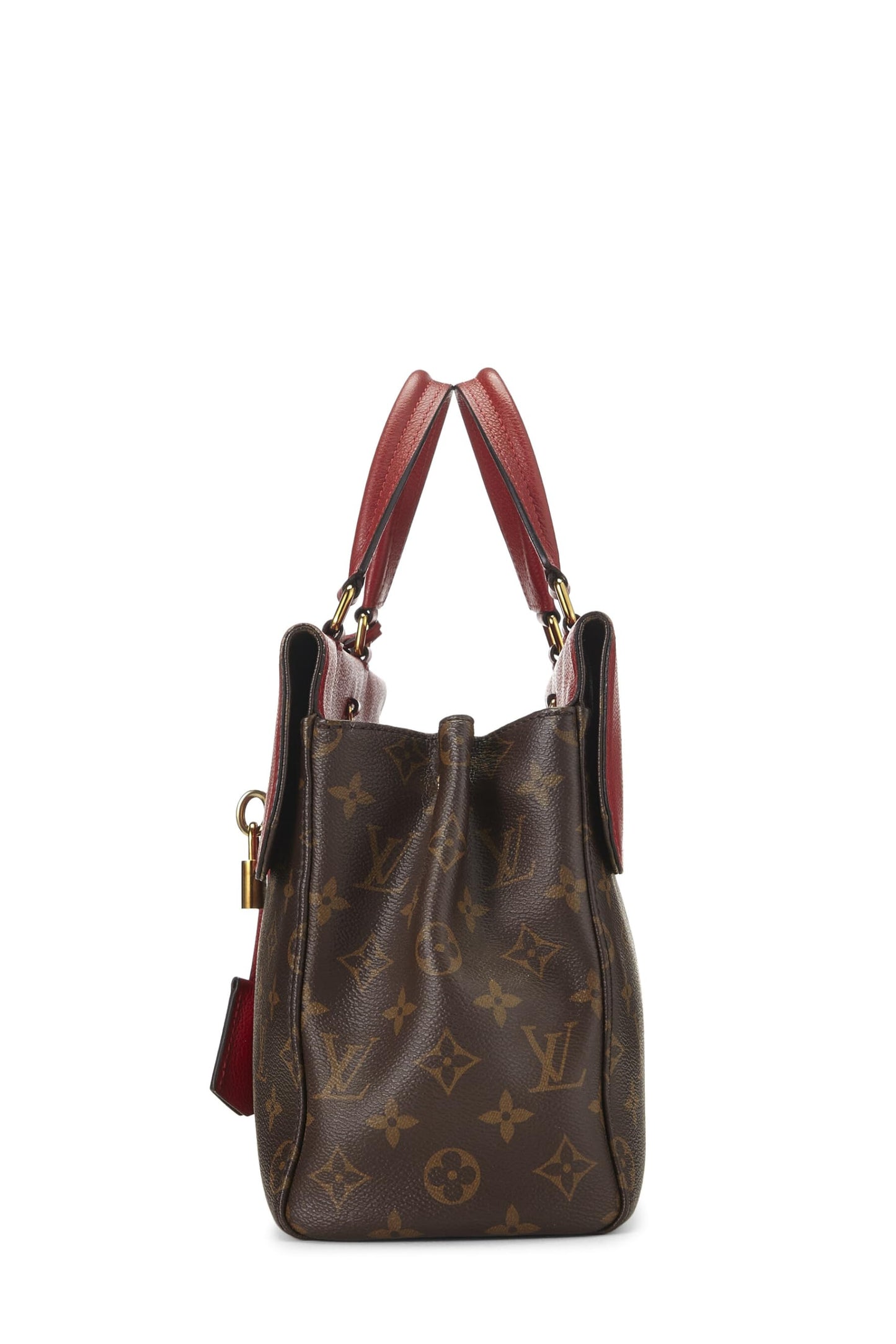 Louis Vuitton, Pre-Loved Navy Monogram Canvas Venus, Red