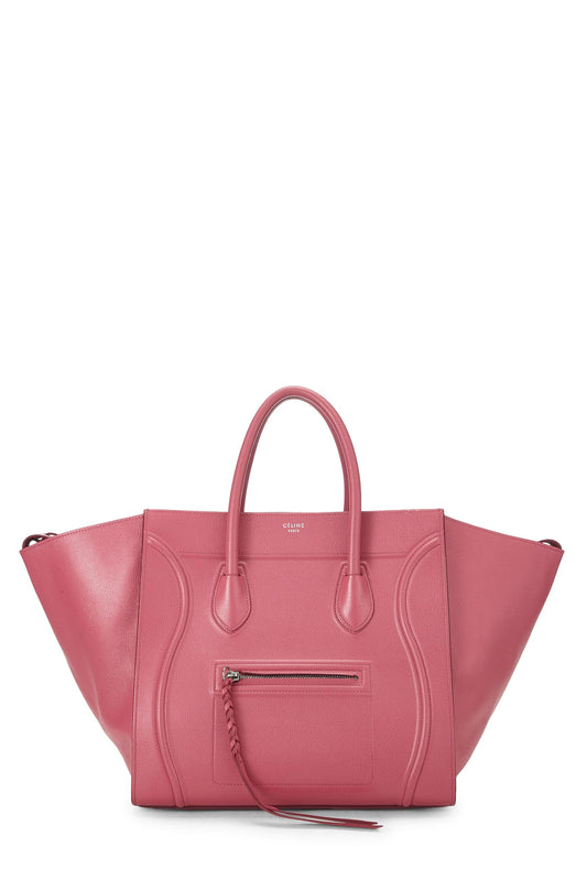 Céline, Phantom Medium en cuir rose d'occasion, rose