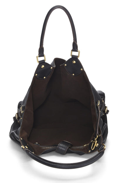 Louis Vuitton, Monograma Mahina grande en negro Pre-Loved, Negro