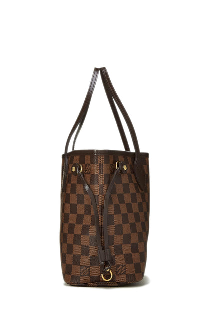 Louis Vuitton, Pre-Loved Damier Ebene Neverfull PM, Brown