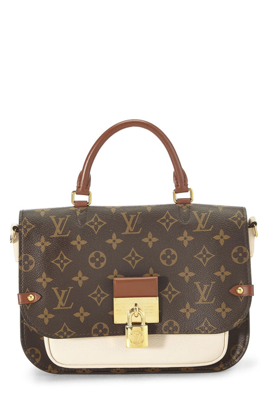 Louis Vuitton, Marignan de lona con monograma beige Pre-Loved, Beige