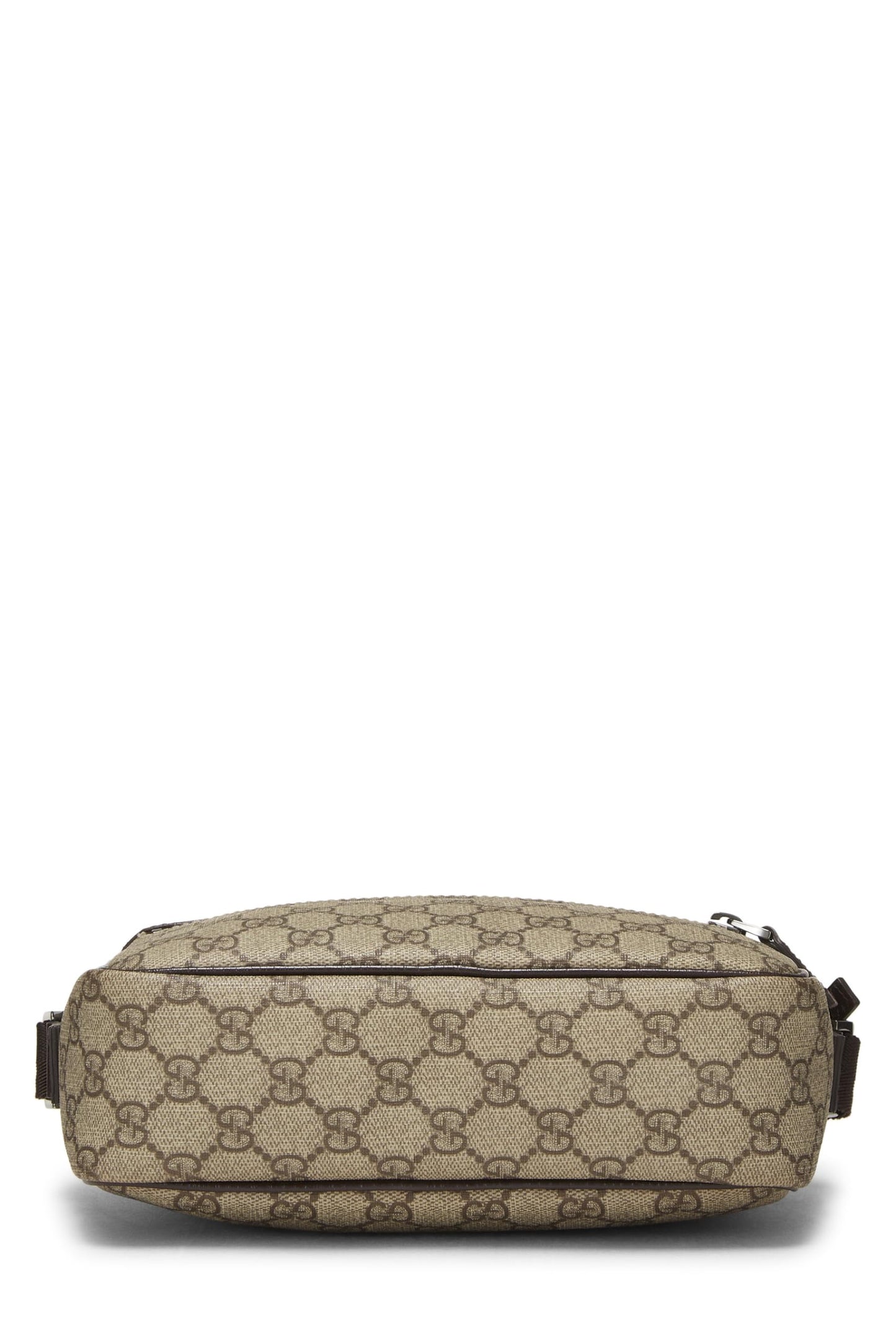 Gucci, sac photo en toile GG Supreme d'origine d'occasion, marron