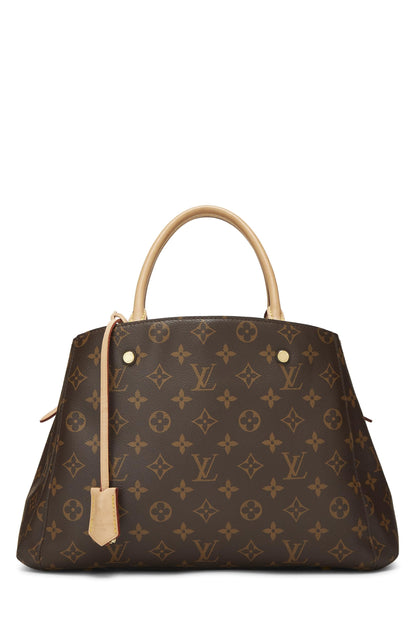 Louis Vuitton, Pre-Loved Monogram Canvas Montaigne MM, Brown