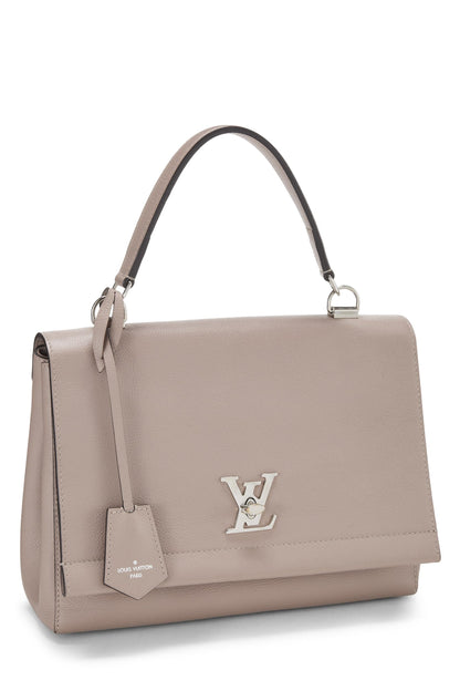 Louis Vuitton, Lock Me II en cuir rose d'occasion, rose