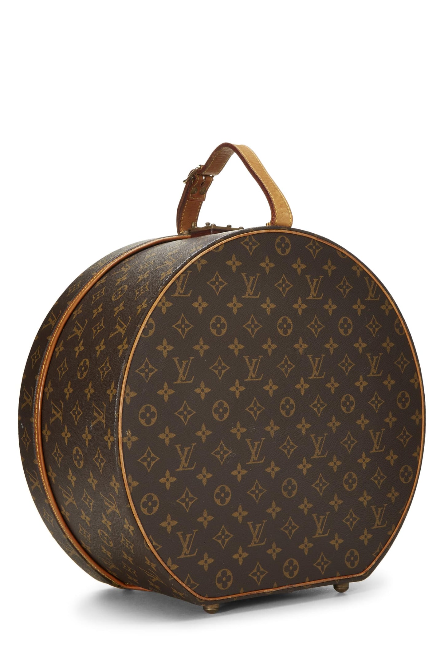 Louis Vuitton, Boîte Chapeaux en toile Monogram pré-aimée 40, Marron