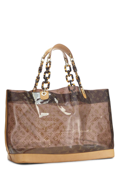 Louis Vuitton, Pre-Loved Brown Monogram Vinyl Ambre Cabas GM, Brown