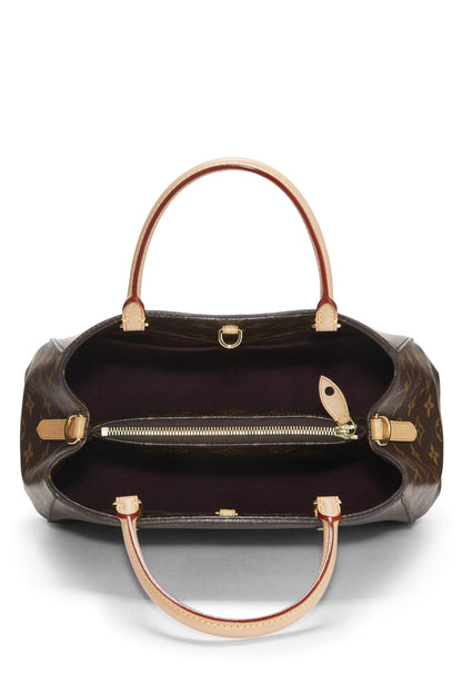 Louis Vuitton, Montaigne MM en toile monogram d'occasion, marron