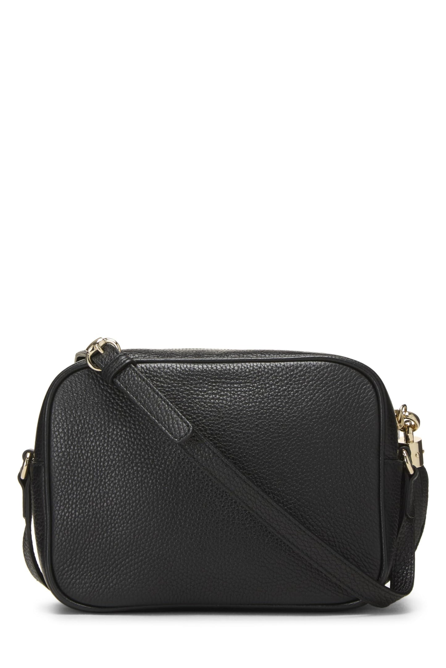 Gucci, sac disco Soho en cuir noir d'occasion, noir