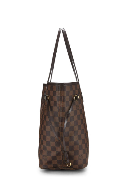 Louis Vuitton, Damier Ebene Neverfull MM NM d'occasion, marron