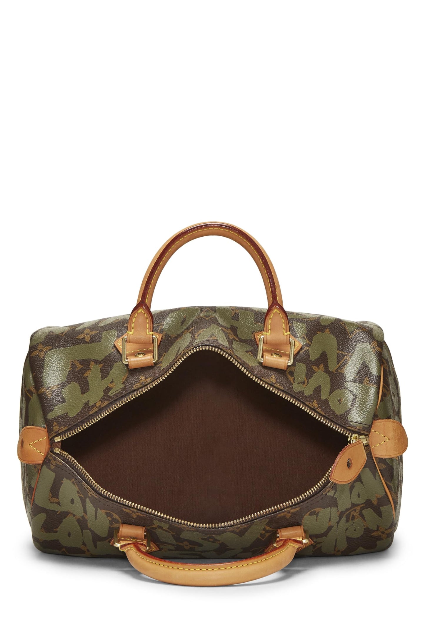 Louis Vuitton, Pre-Loved Stephen Sprouse x Louis Vuitton Monogram Green Graffiti Speedy 30, Verde