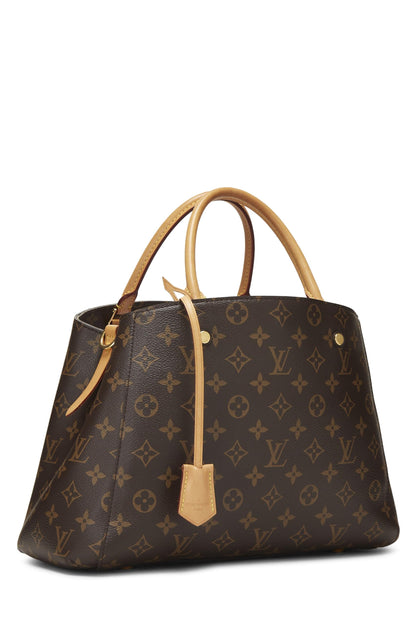 Louis Vuitton, Pre-Loved Monogram Canvas Montaigne MM, Brown