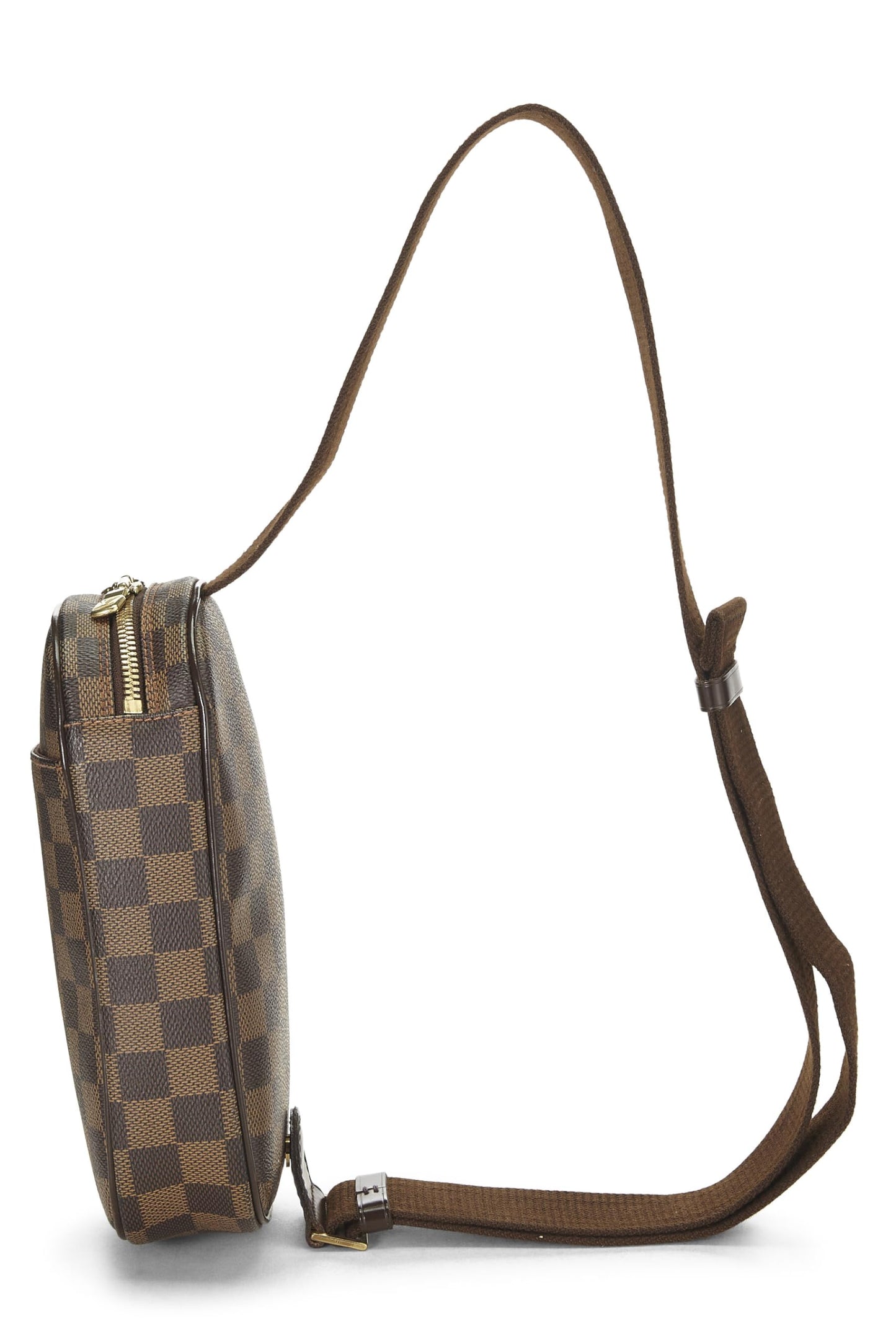 Louis Vuitton, Pochette Gange en toile Damier Ebene pré-aimée, Marron