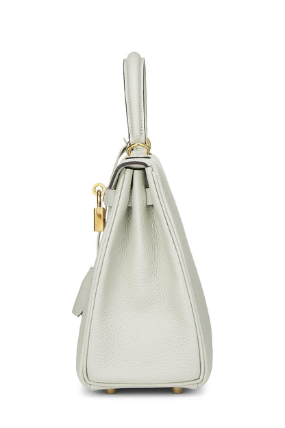 Hermès, Pre-Loved Gris Neve Togo Kelly Retourne 25, Gris Neve