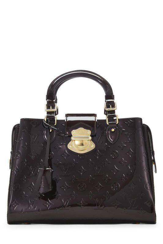 Louis Vuitton, Monograma Amarante Pre-Loved Vernis Melrose Avenue, Púrpura