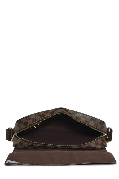 Louis Vuitton, Damier Ebene Shelton GM d'occasion, marron