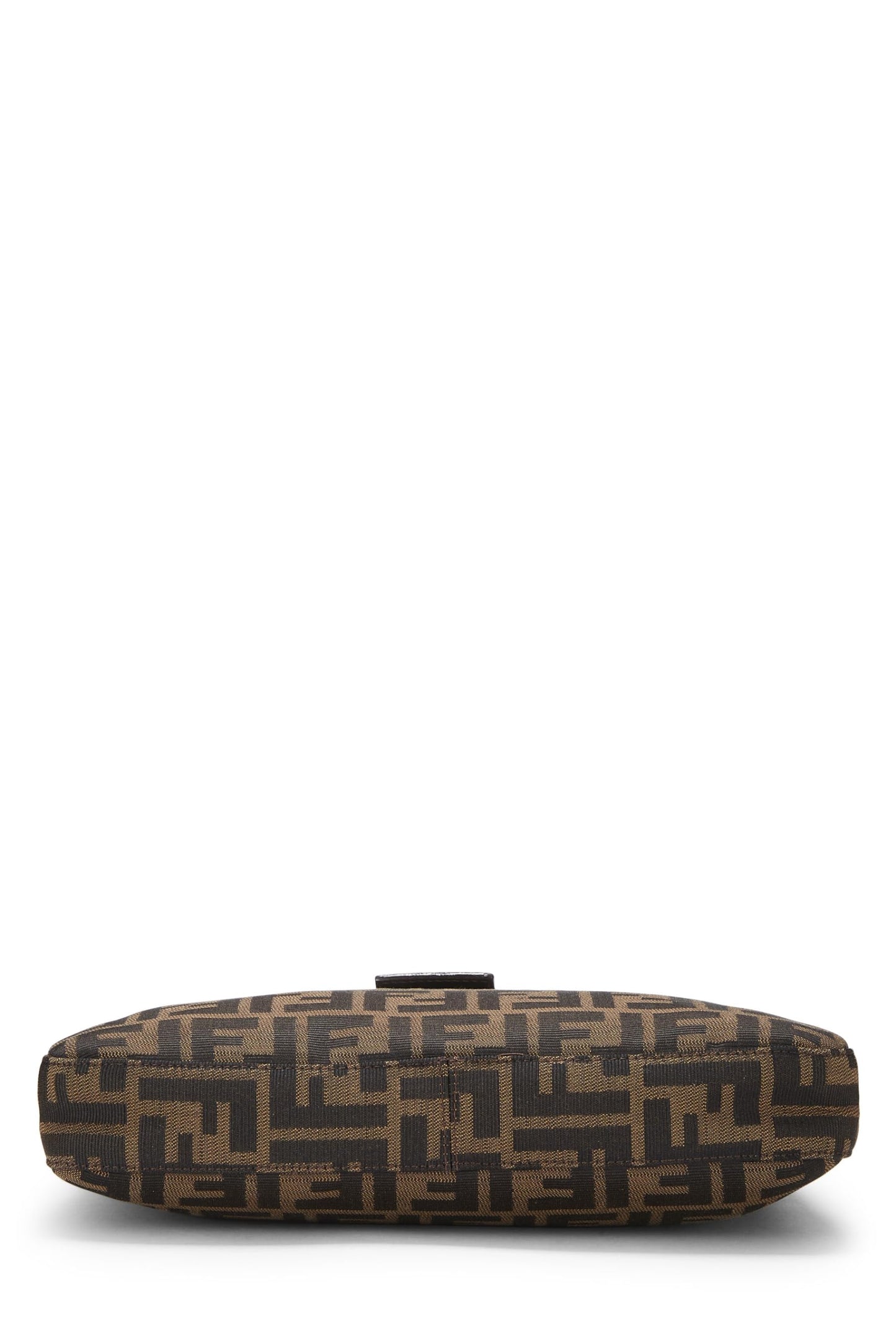 Fendi, sac à bandoulière en toile marron Zucca d'occasion, marron