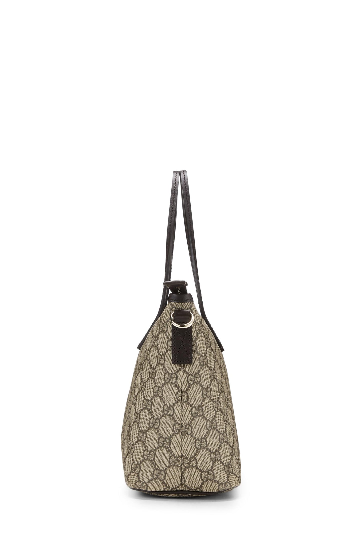 Gucci, sac fourre-tout zippé en toile GG Supreme d'origine d'occasion, marron