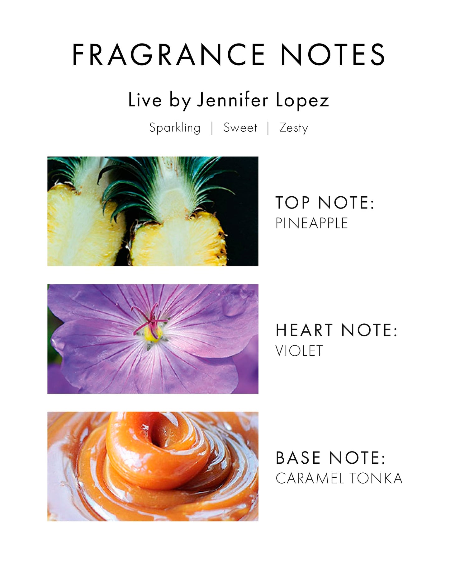 Jennifer Lopez Live By Jennifer Lopez pour femme. Eau de parfum en vaporisateur 3,4 oz.