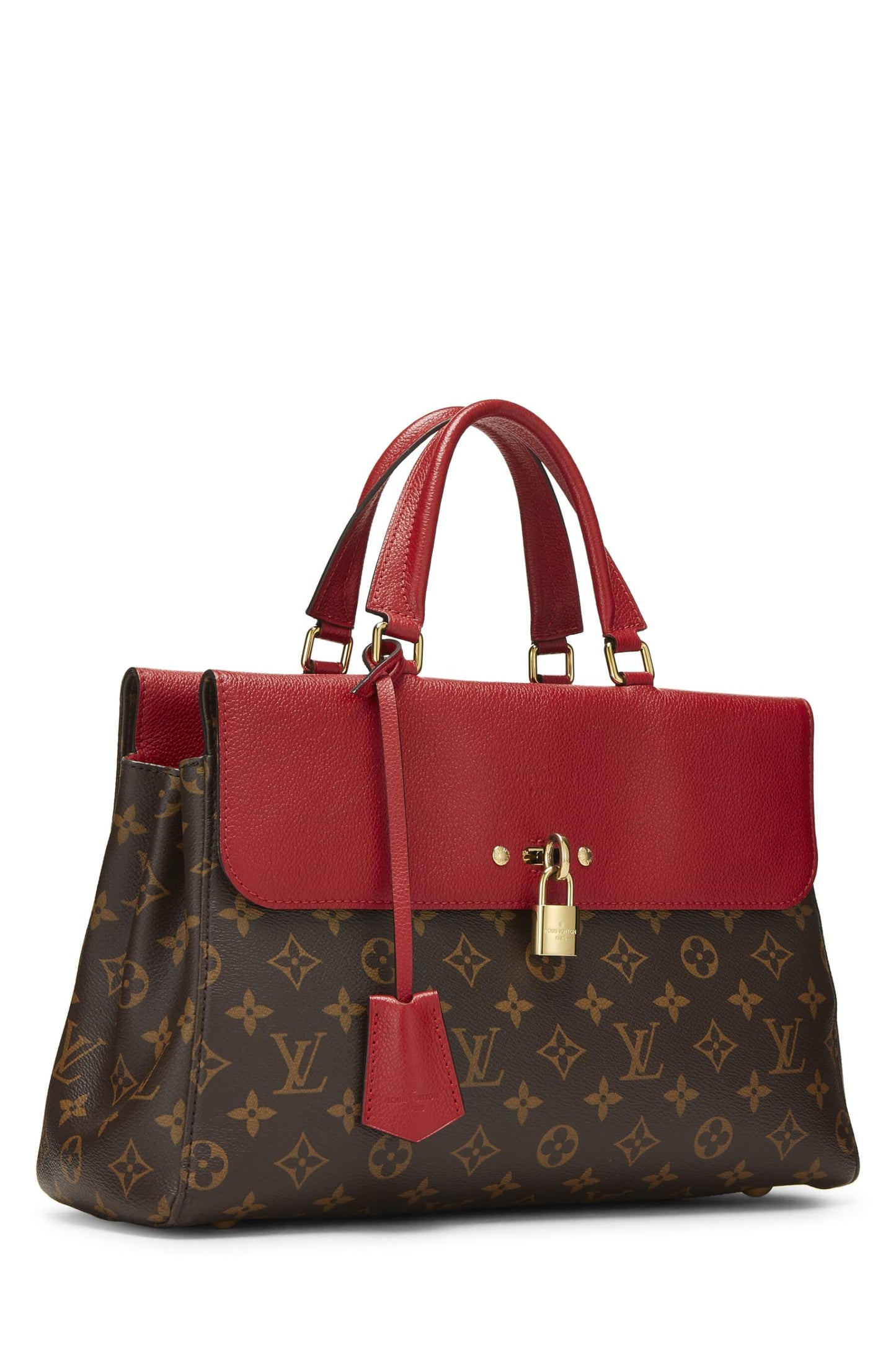 Louis Vuitton, Venus de lona con monograma rojo Pre-Loved, Rojo