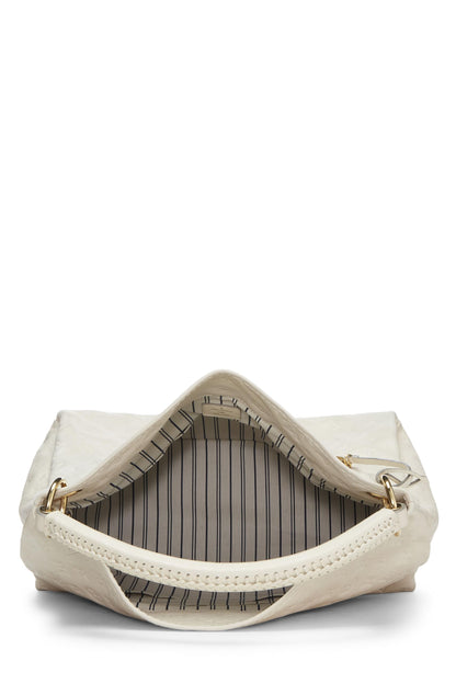 Louis Vuitton, Pre-Loved Neige Monogram Empreinte Artsy MM, White