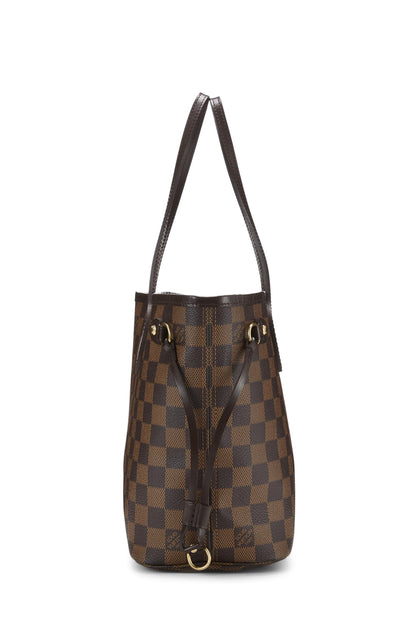 Louis Vuitton, Pre-Loved Damier Ebene Neverfull PM, Brown