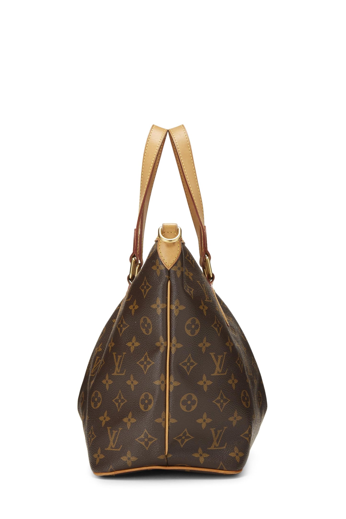 Louis Vuitton, sac Palermo PM en toile Monogram d'occasion, marron