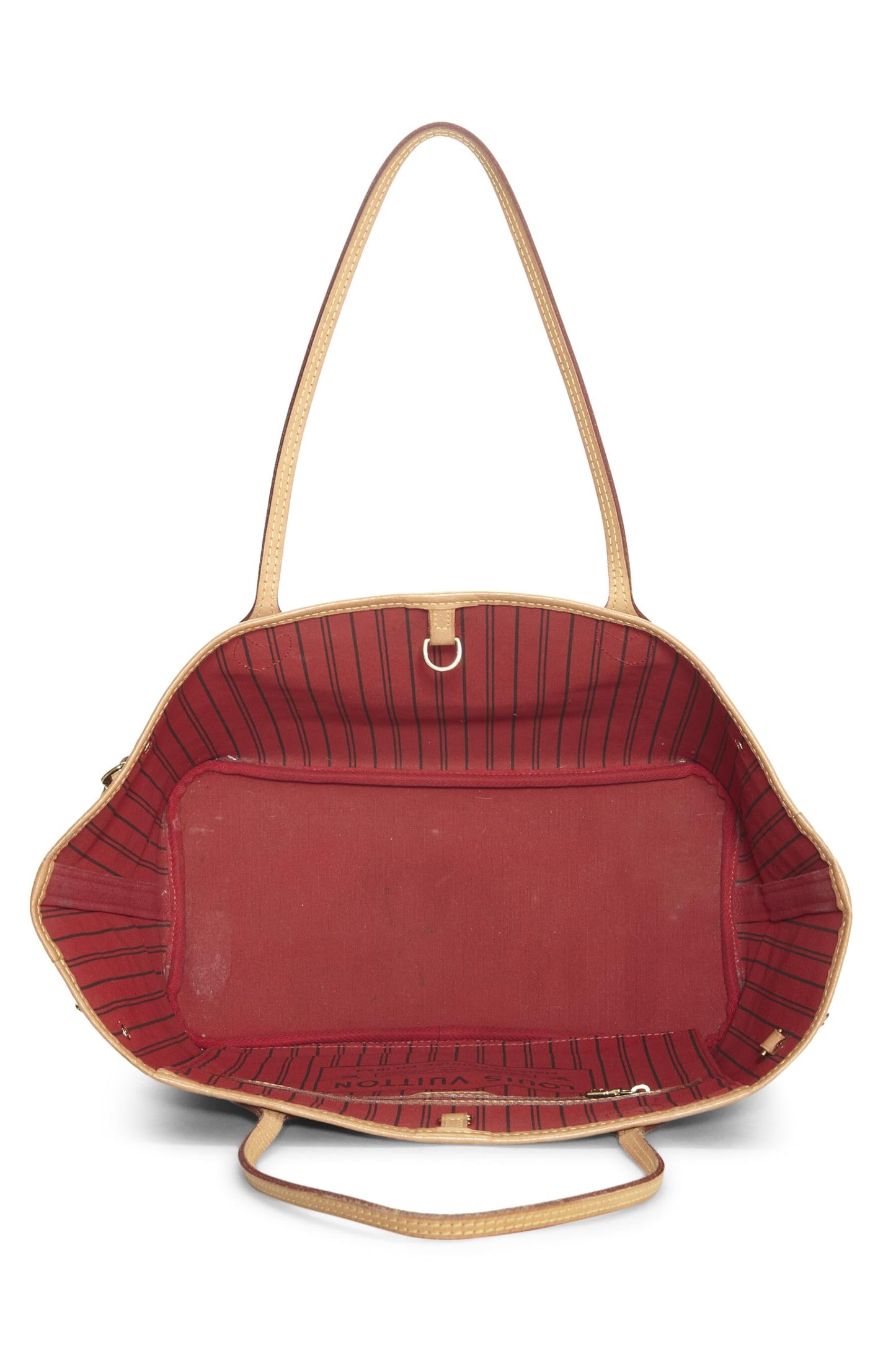 Louis Vuitton, Lona con monograma rojo Pre-Loved Neo Neverfull MM, Rojo