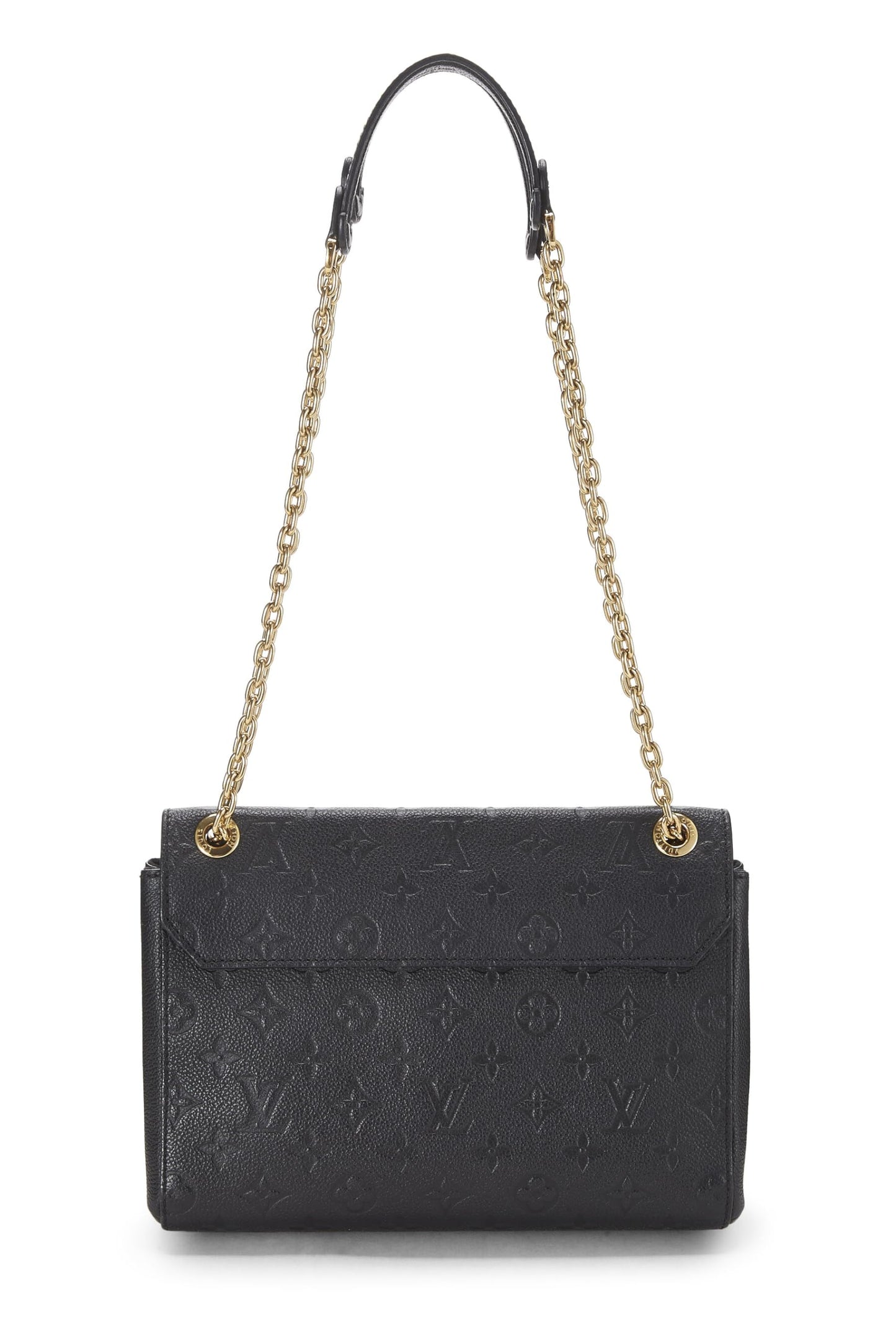 Louis Vuitton, Vavin PM NM en cuir noir Empreinte d'occasion, noir