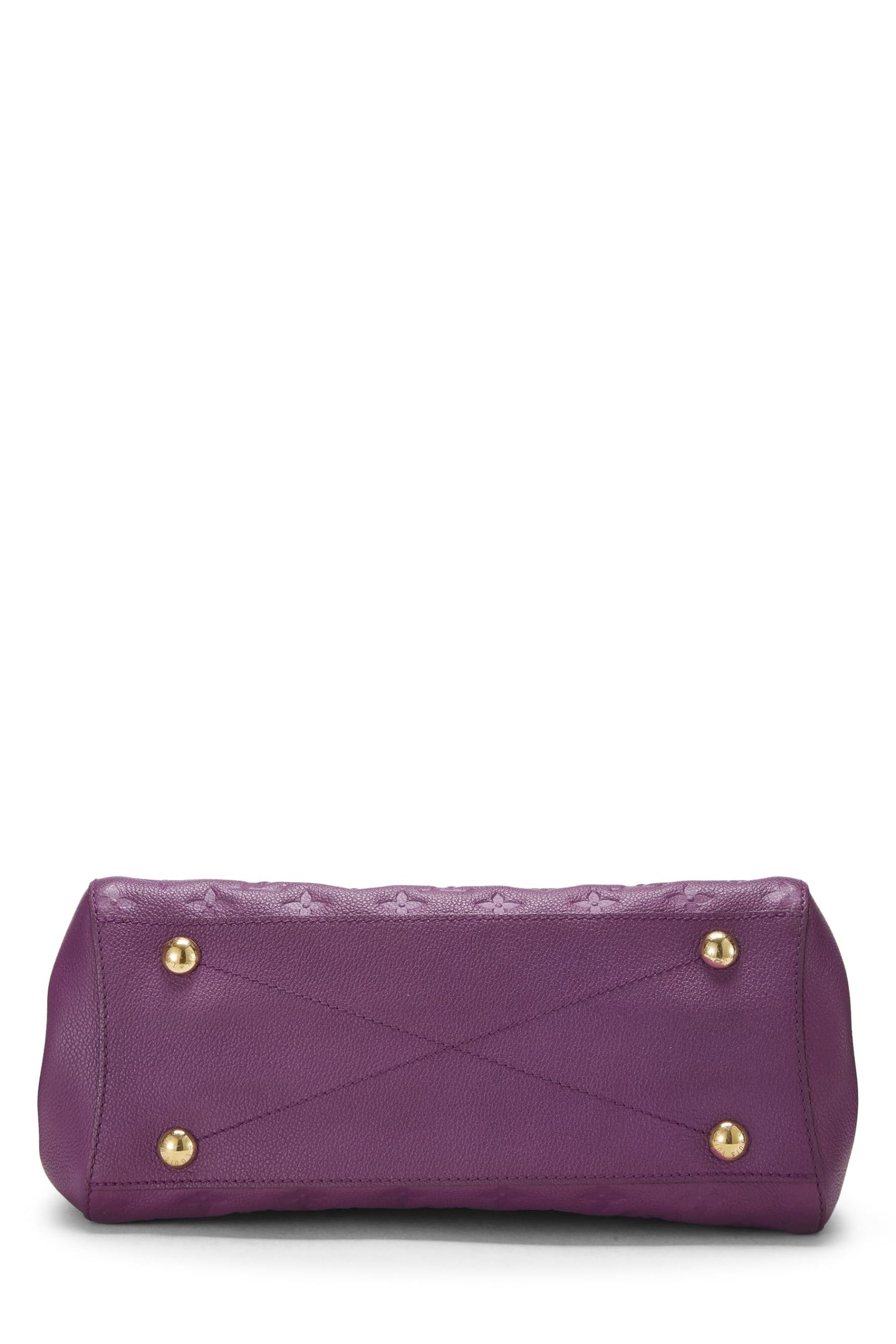 Louis Vuitton, Pre-Loved Amytheste Monogram Empreinte Montaigne MM, Purple