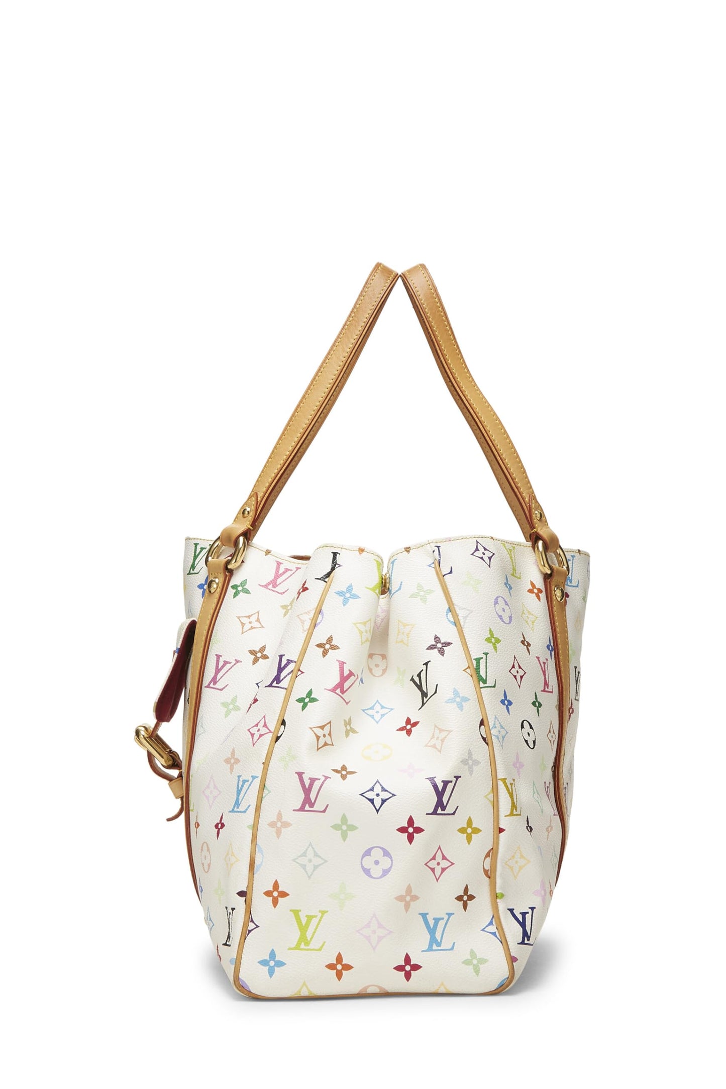 Louis Vuitton, Takashi Murakami x Louis Vuitton Blanc Monogram Multicolore Aurelia GM, Blanc