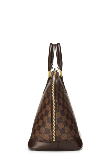 Louis Vuitton, Alma PM Damier Ebène d'occasion, marron