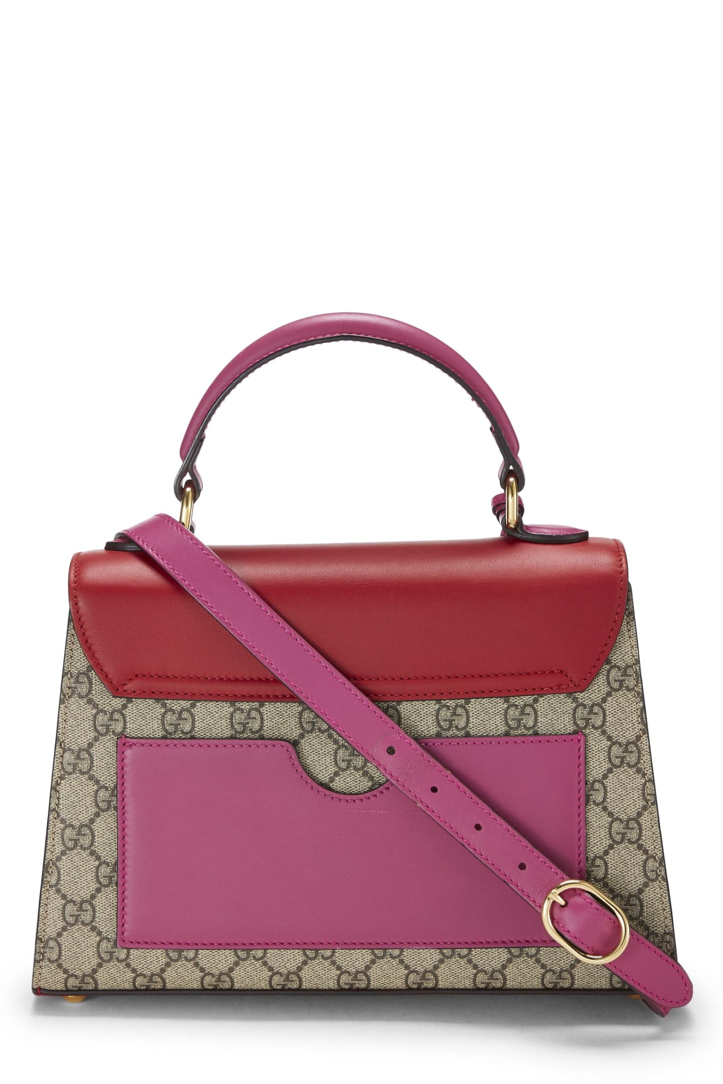 Gucci, sac à main original multicolore GG Supreme Padlock d'occasion, multicolore