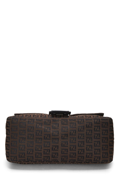 Fendi, toile enduite marron Zucchino Mama d'occasion, marron