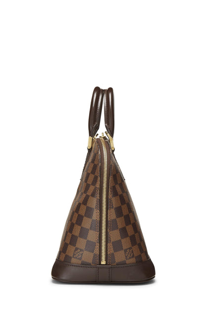 Louis Vuitton, Pre-Loved Damier Ebene Alma PM, Brown