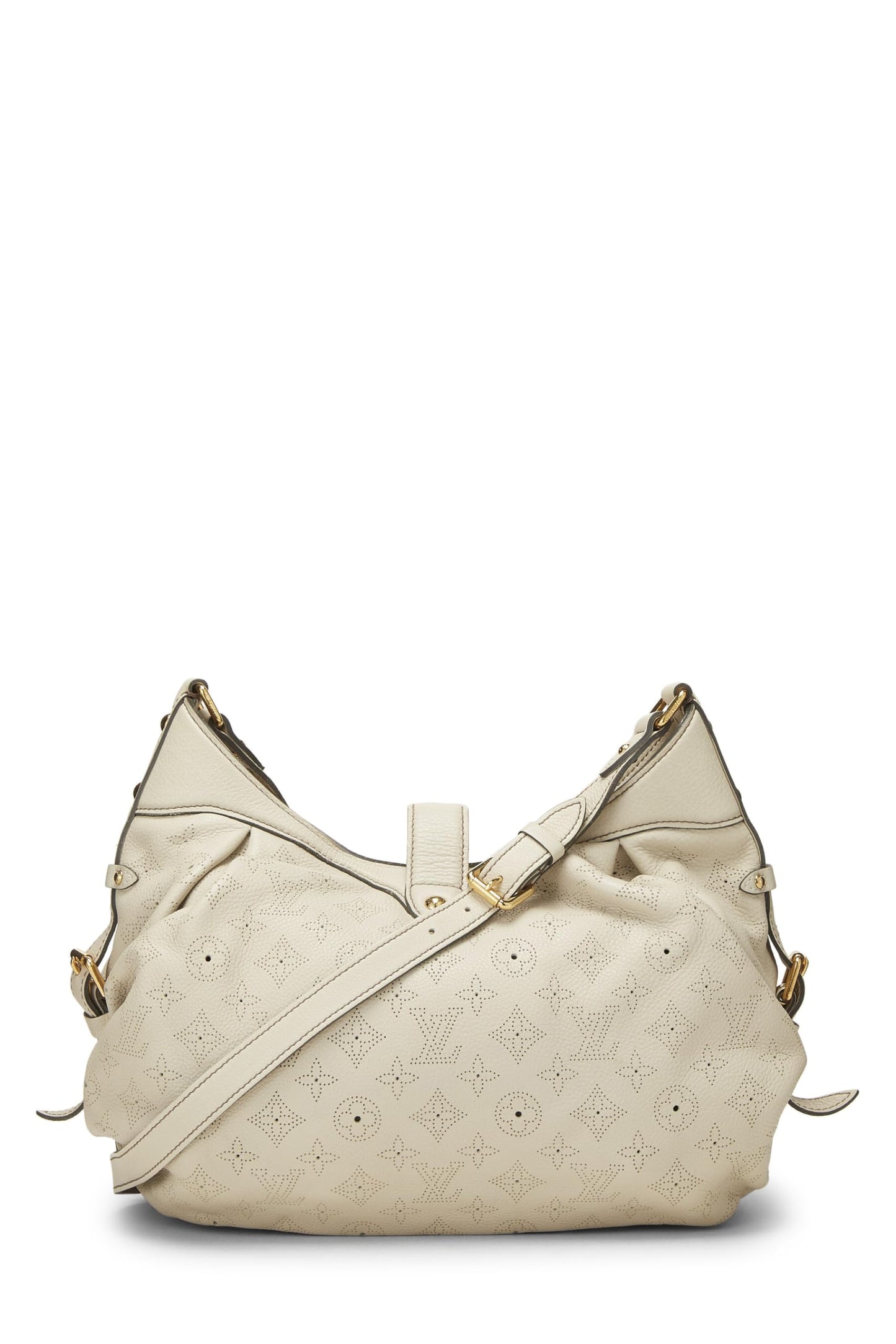 Louis Vuitton, Pre-Loved White Monogram Mahina Leather XS, White