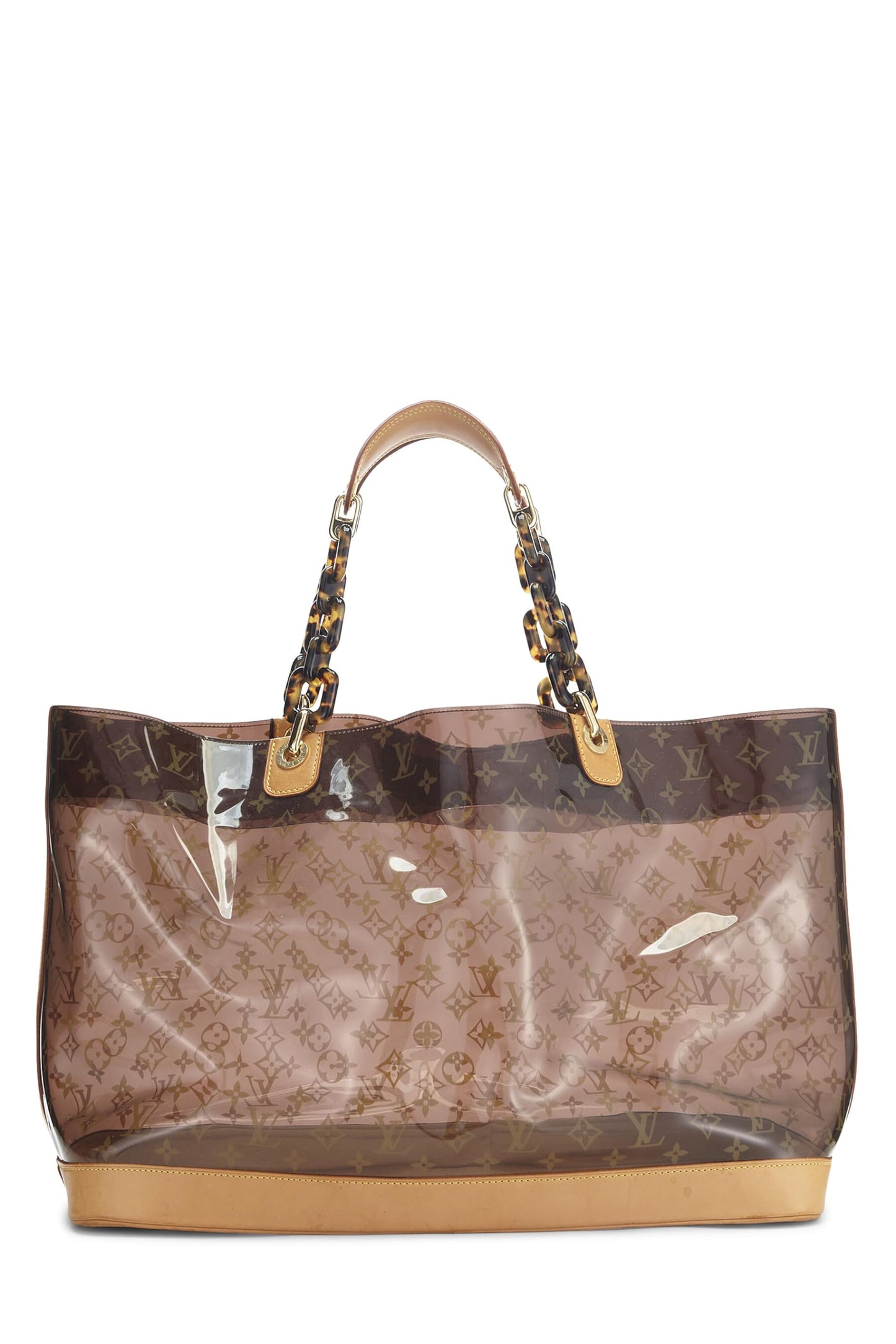 Louis Vuitton, Pre-Loved Brown Monogram Vinyl Ambre Cabas GM, Brown