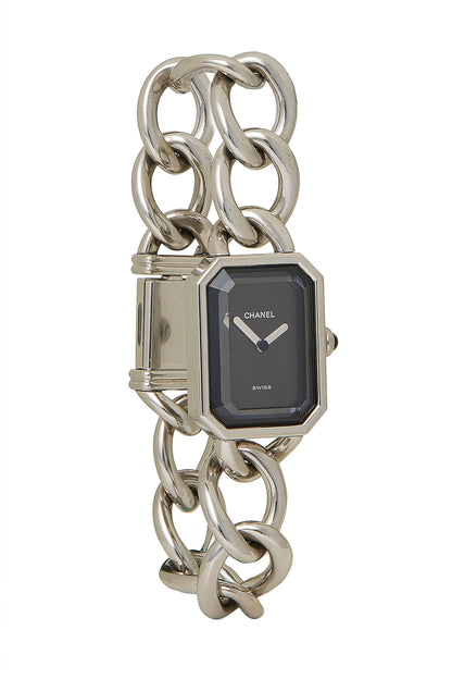 Chanel, Pre-Loved Silver Premiere Watch Medium, Silver