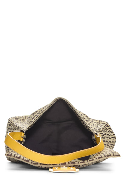 Fendi, Pre-Loved Yellow Zucchino Canvas Mama, Yellow