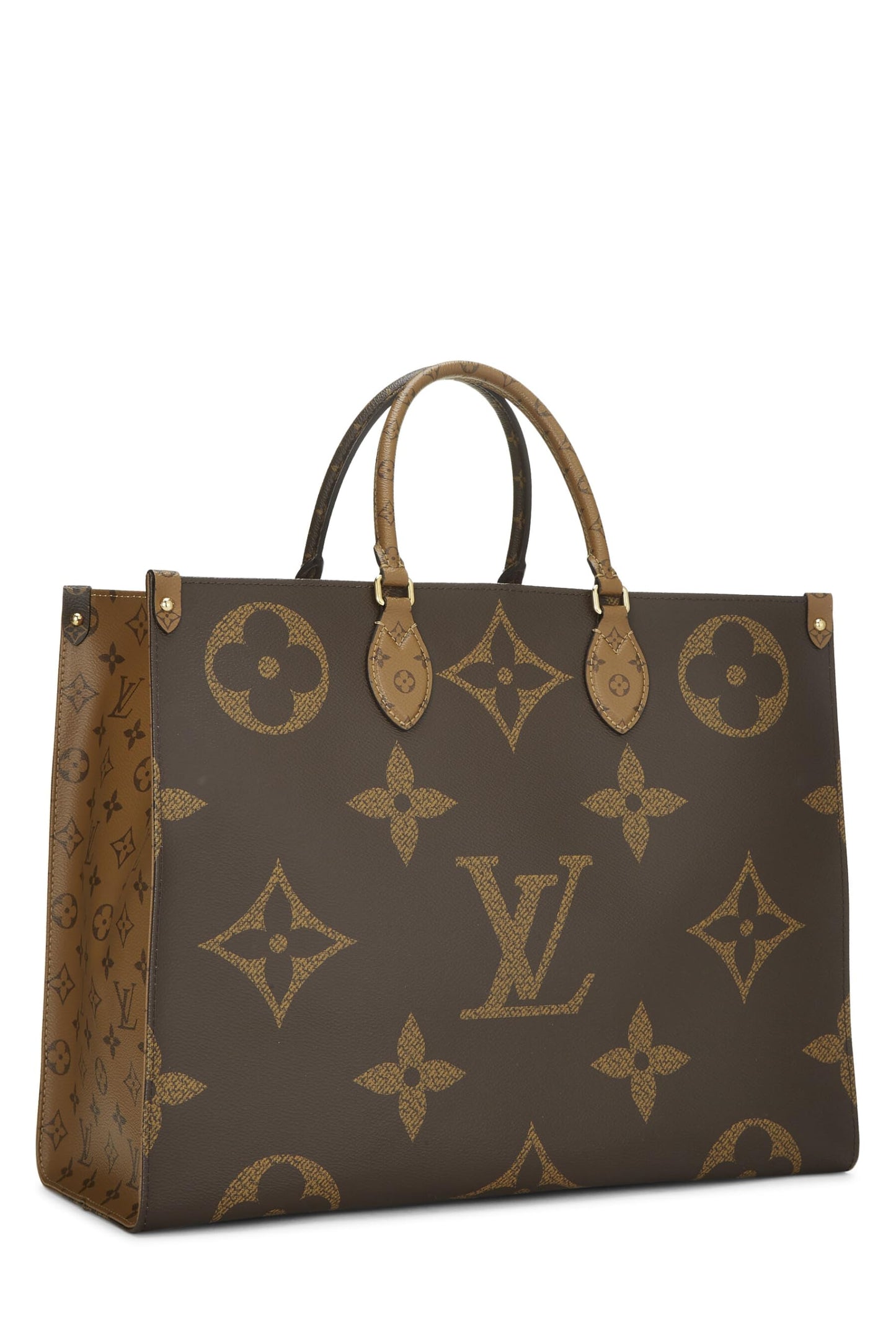 Louis Vuitton, Pre-Loved Monogram Reversed Giant On The Go GM, Brown