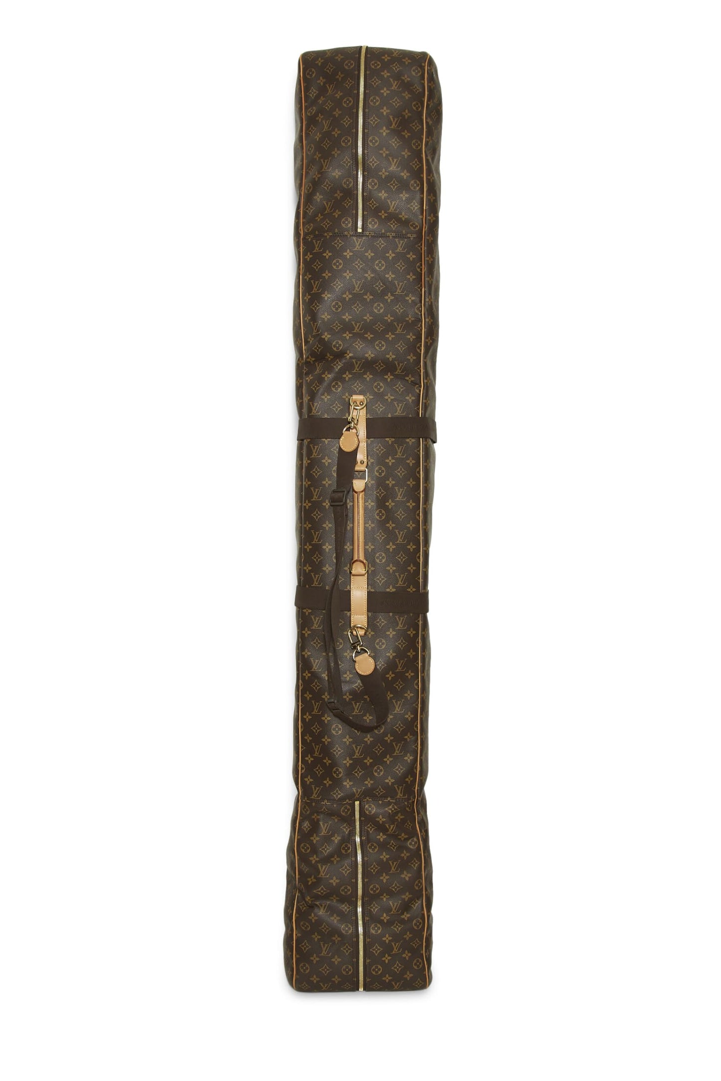 Louis Vuitton, sac de ski en toile Monogram d'occasion, marron