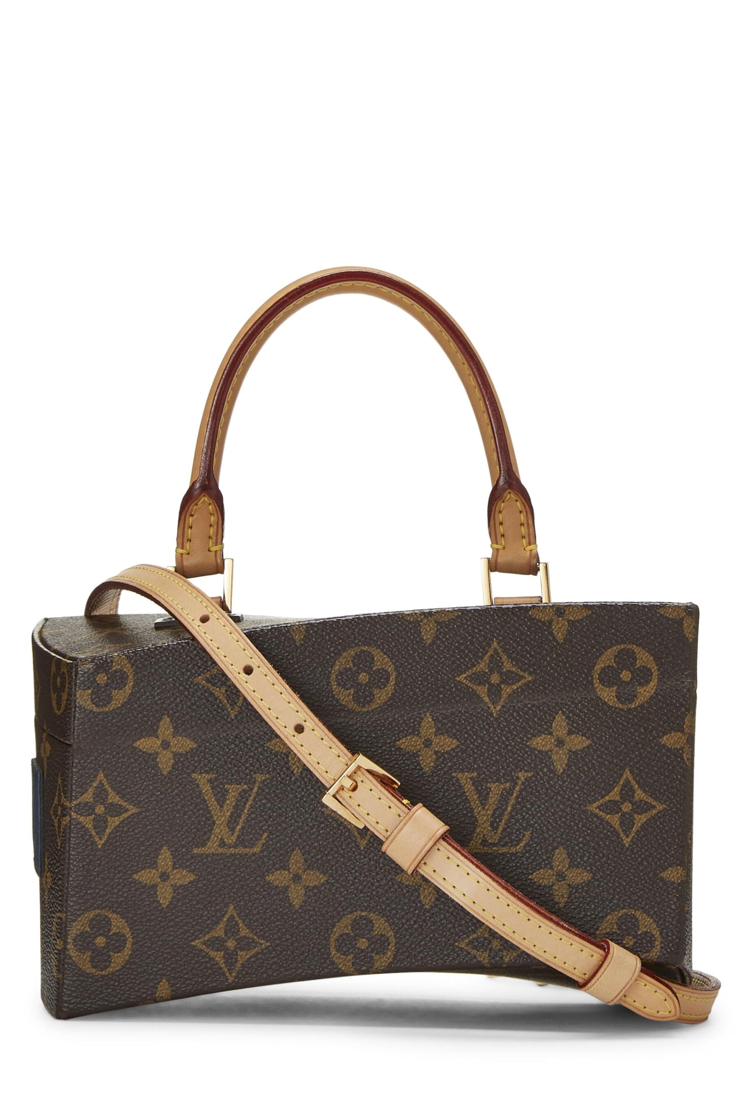 Louis Vuitton, Coffret torsadé en toile Monogram Frank Gehry x Louis Vuitton d'occasion, marron