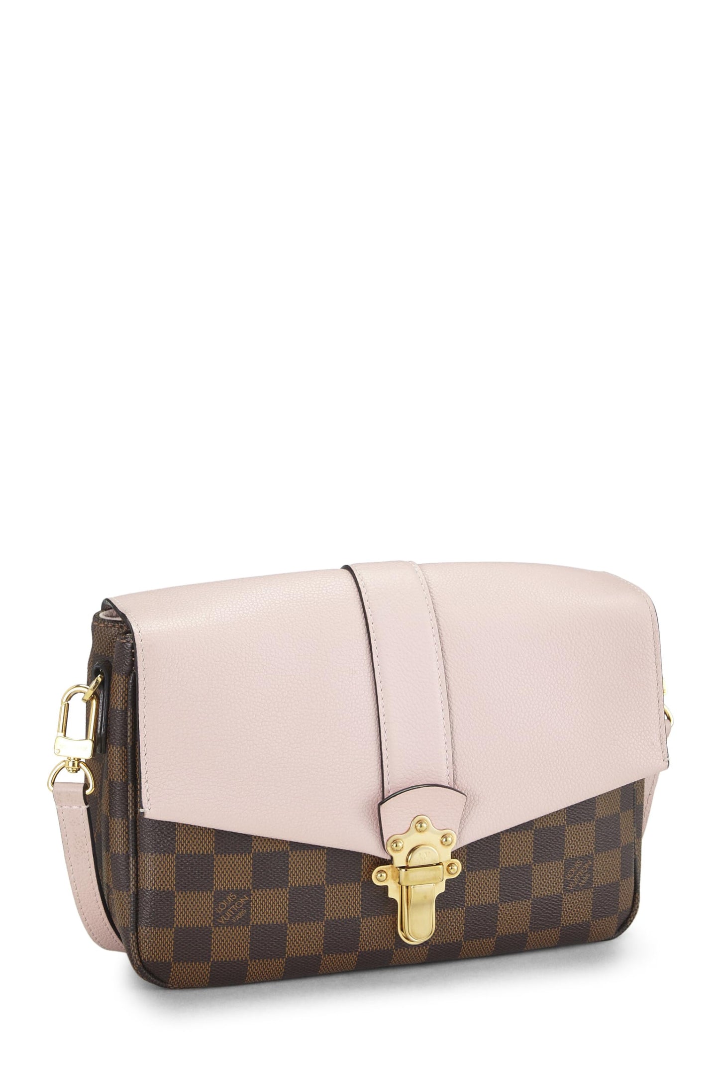 Louis Vuitton, Sac à bandoulière Damier Ebene Clapton rose pré-aimé, Rose