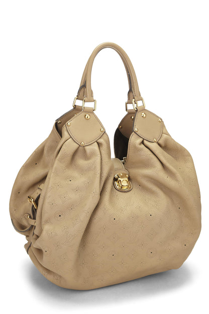 Louis Vuitton, Pre-Loved Beige Monogram Mahina XL, Beige