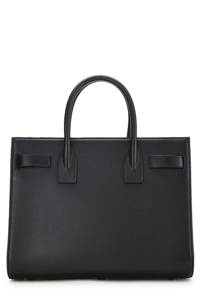 Yves Saint Laurent, Sac de Jour clásico de cuero negro para bebé Pre-Loved, Negro