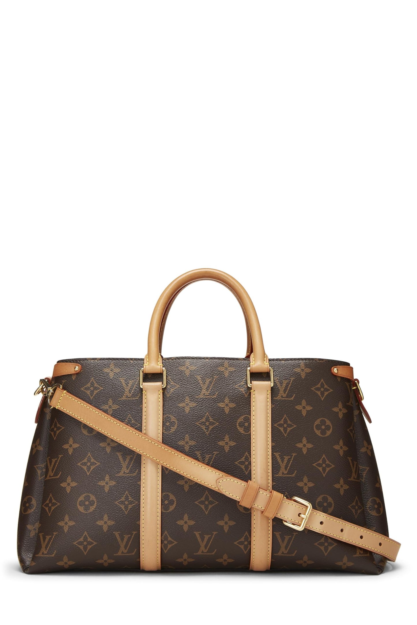 Louis Vuitton, Soufflot MM NM en toile Monogram d'occasion, marron