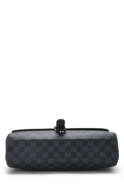 Louis Vuitton, Damier Cobalt Newport Messenger MM pre-amado, Azul