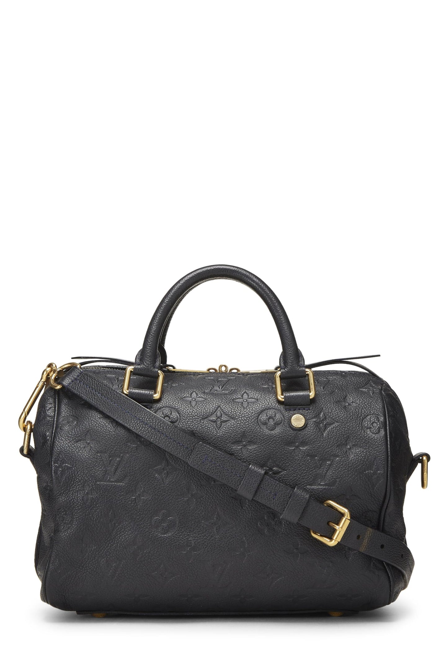 Louis Vuitton, Pre-Loved Blue Infini Empreinte Speedy Bandouliere 25, Navy