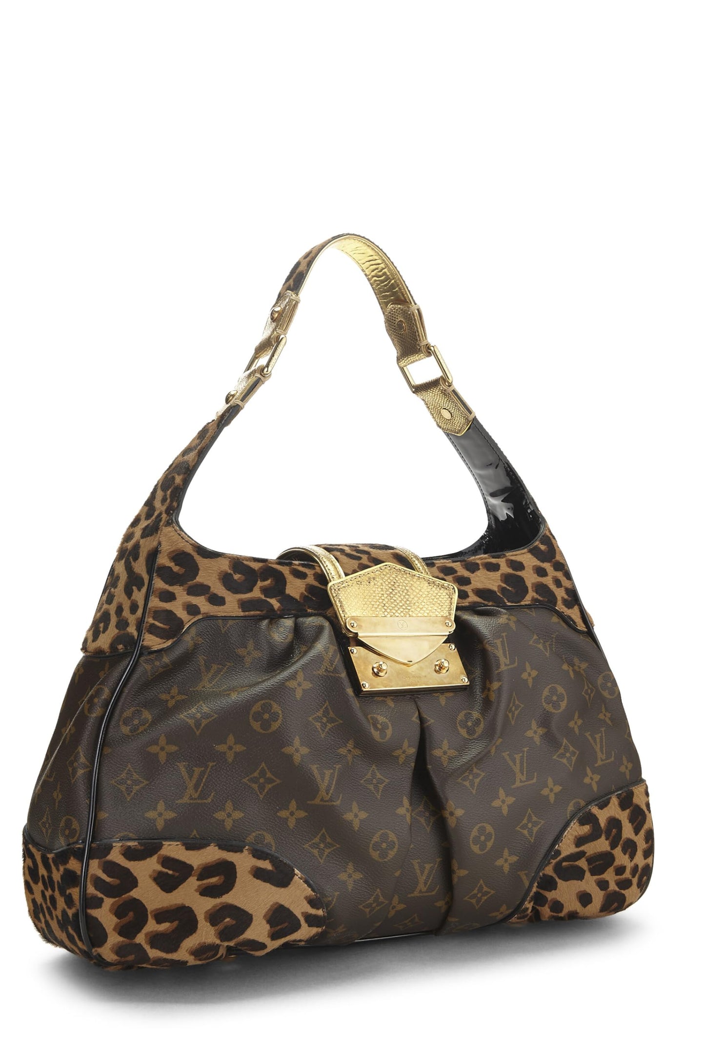 Louis Vuitton, Pre-Loved Brown Monogram Leopard Boley, Brown